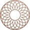 Ekena Millwork Cannes Wood Fretwork Pierced Ceiling Medallion, Wood (Paint Grade), 18"OD x 6 1/8"ID x 3/8"T CMWP18X18X0375CNMF - alternate 1